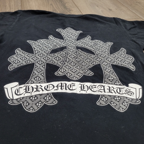 Chrome Hearts Women's Black T-Shirt - Size Small - Picture 9 of 12
